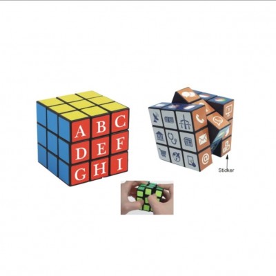 Hot Sale Plastic Sliding Jigsaw Puzzle Cube