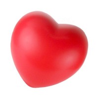 Custom Heart Shape Red Stress Ball Reliever