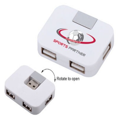 Promotional Custom Plastic 4 Port USB Hub