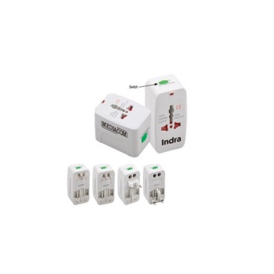 Promotional Square Universal World Travel Adapter