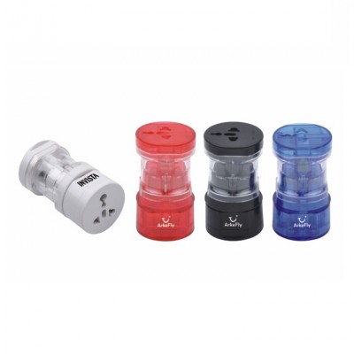 Promotional PlasticColorful Cheap Small Universal Travel Adapter