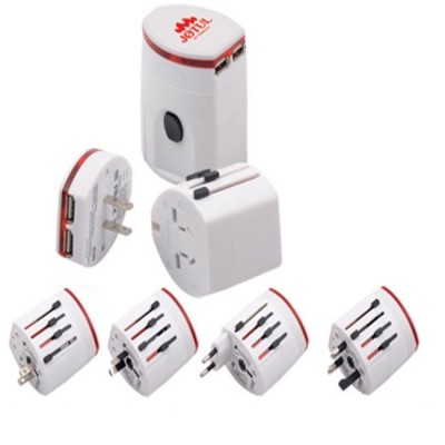 Custom Wholesale Universal Worldwide USB Travel Adapter