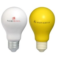 Cheap Wholesale Customized Anti Light Bulb Stress Ball