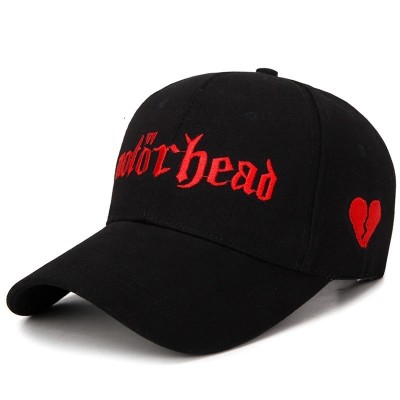 Factory Custom Embroidery Heart Outdoor Stylish Golf Baseball Caps